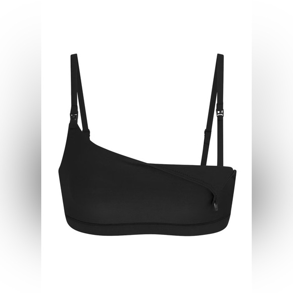 SKIMS Fits Everybody Maternity Nursing Bralette - BNWT - Onyx - Size XS - Picture 6 of 7